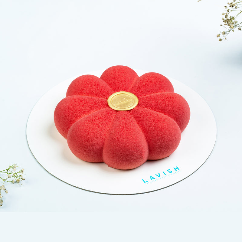 Vanilla Raspberry Entremet